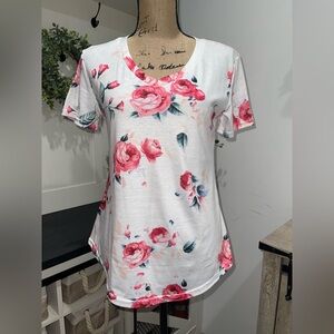 Floral V-Neck Women’s Top